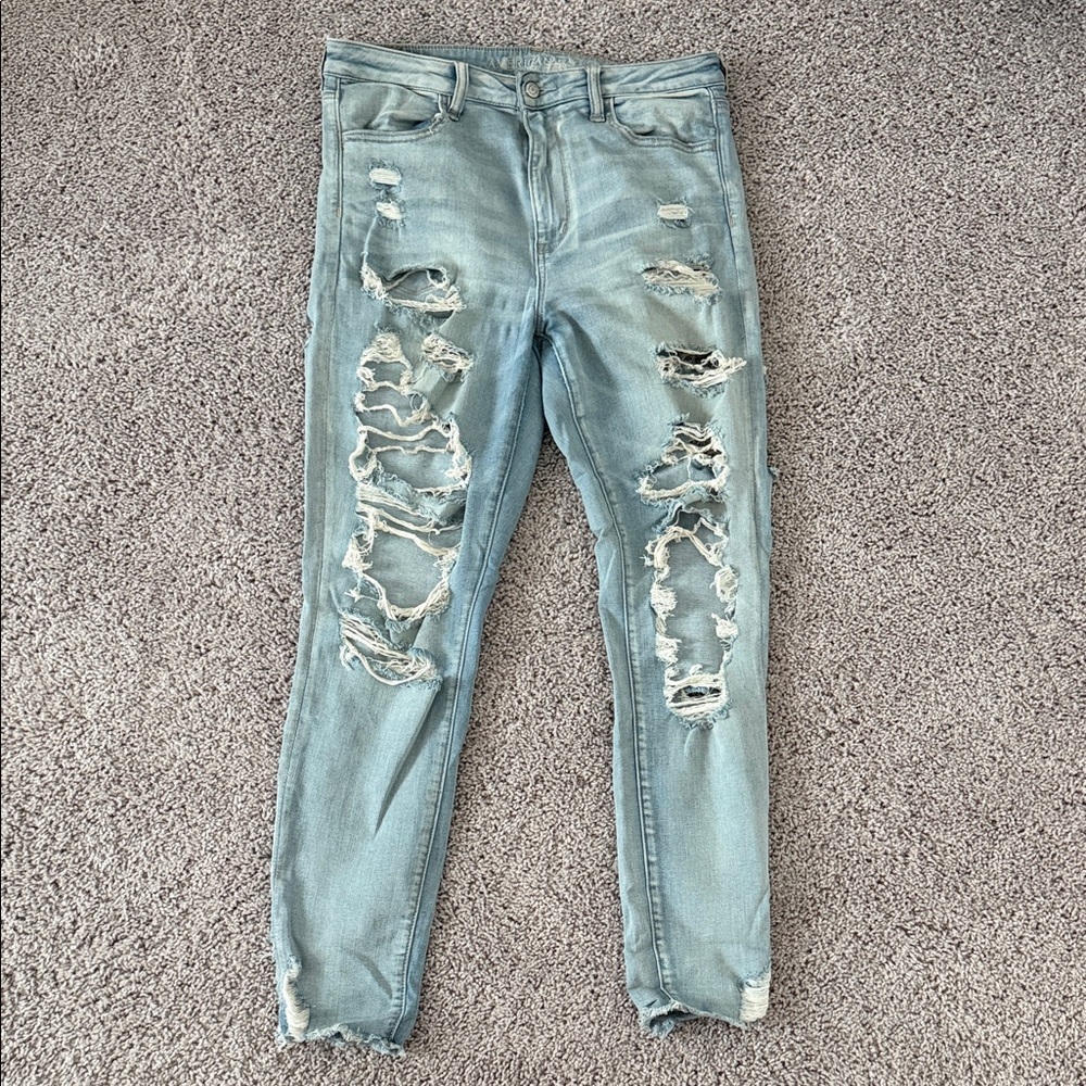 American Eagle Light Blue Stretch Jeans